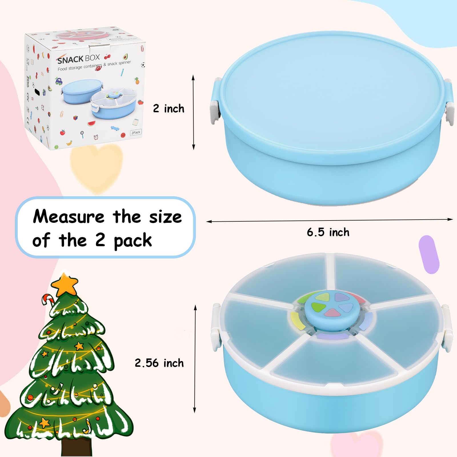 JOOPETALK compact six-point-five inch diameter fits small hands and lunch bags.