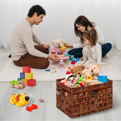 JOPJOLIW cat reading-themed basket adds whimsical decor and storage.