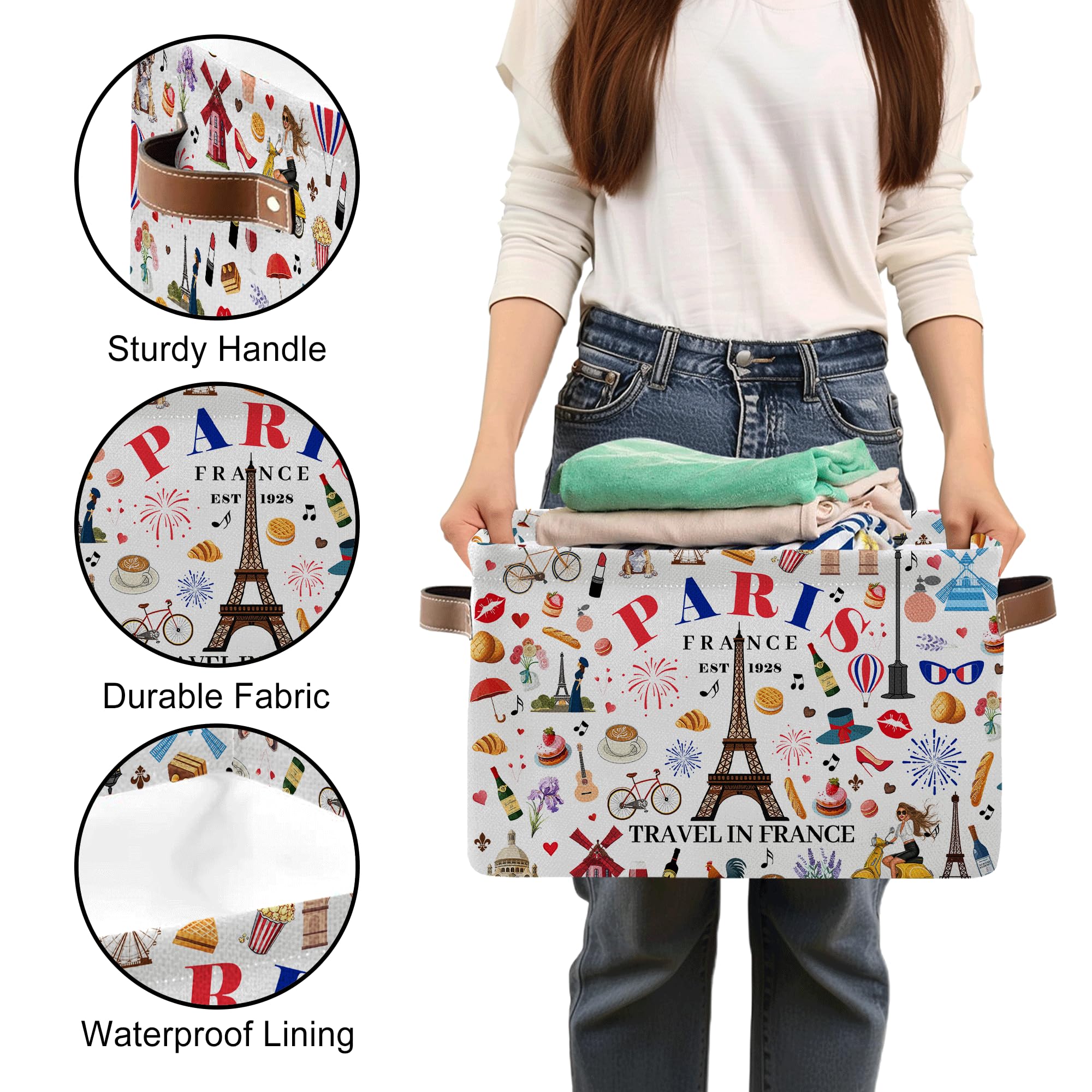 JOPJOLIW 14.9 x 11 x 9.4 inch size fits many spaces.