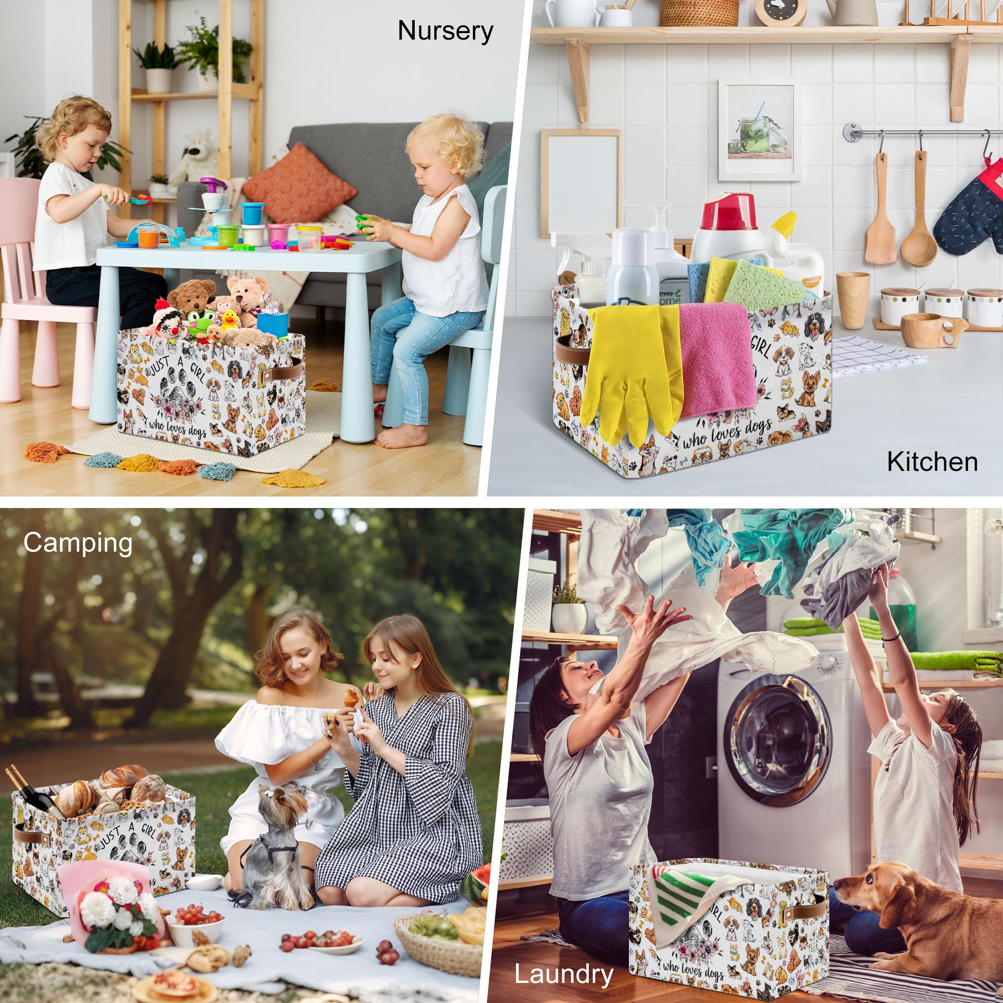 JOPJOLIW durable lightweight storage basket for everyday use at home