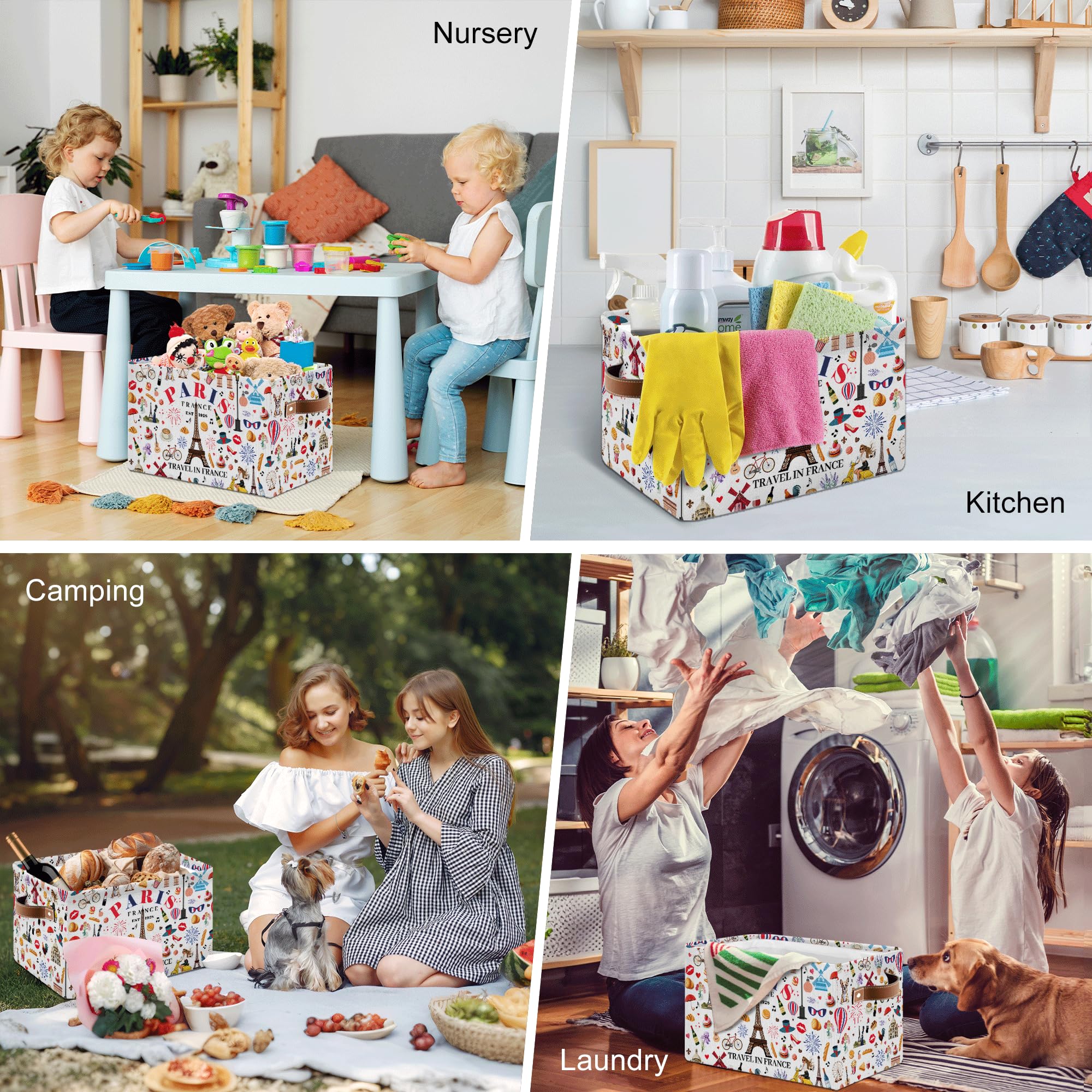 JOPJOLIW versatile storage for toys, clothes, towels, and gifts.