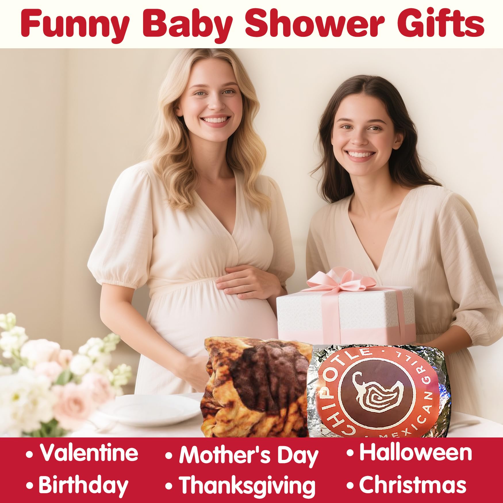 Jorbest Cookie Baby Blanket gift-ready packaging for baby showers.
