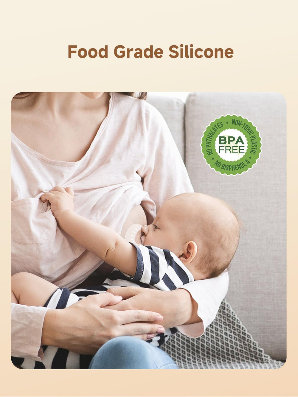 Jordcaslee nipple shield cutout flow design enhances skin-to-skin contact and milk flow.