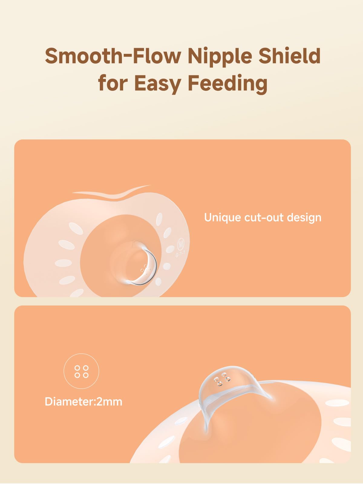 Jordcaslee nipple shield storage case for travel and clean storage