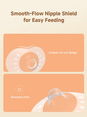 2mm flow-cutout to support smooth milk flow.