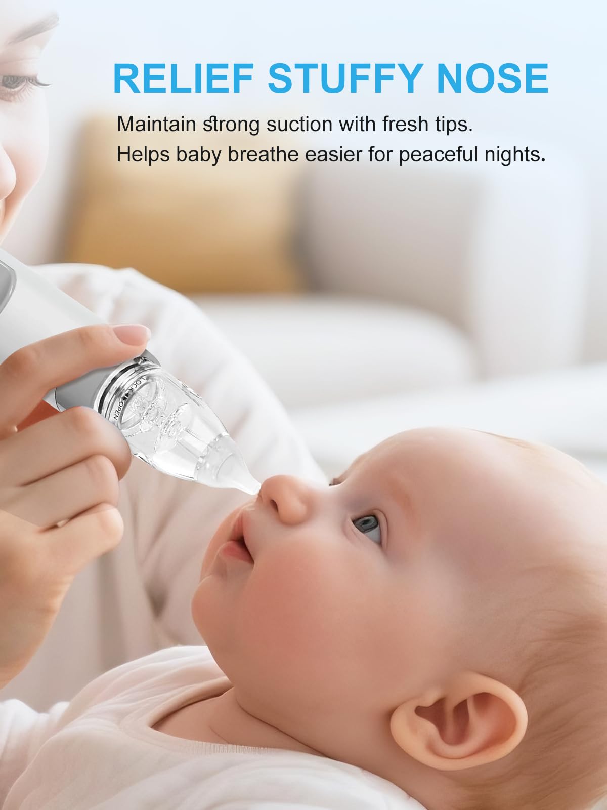 Jordcaslee soft silicone material ensures baby-friendly, gentle contact