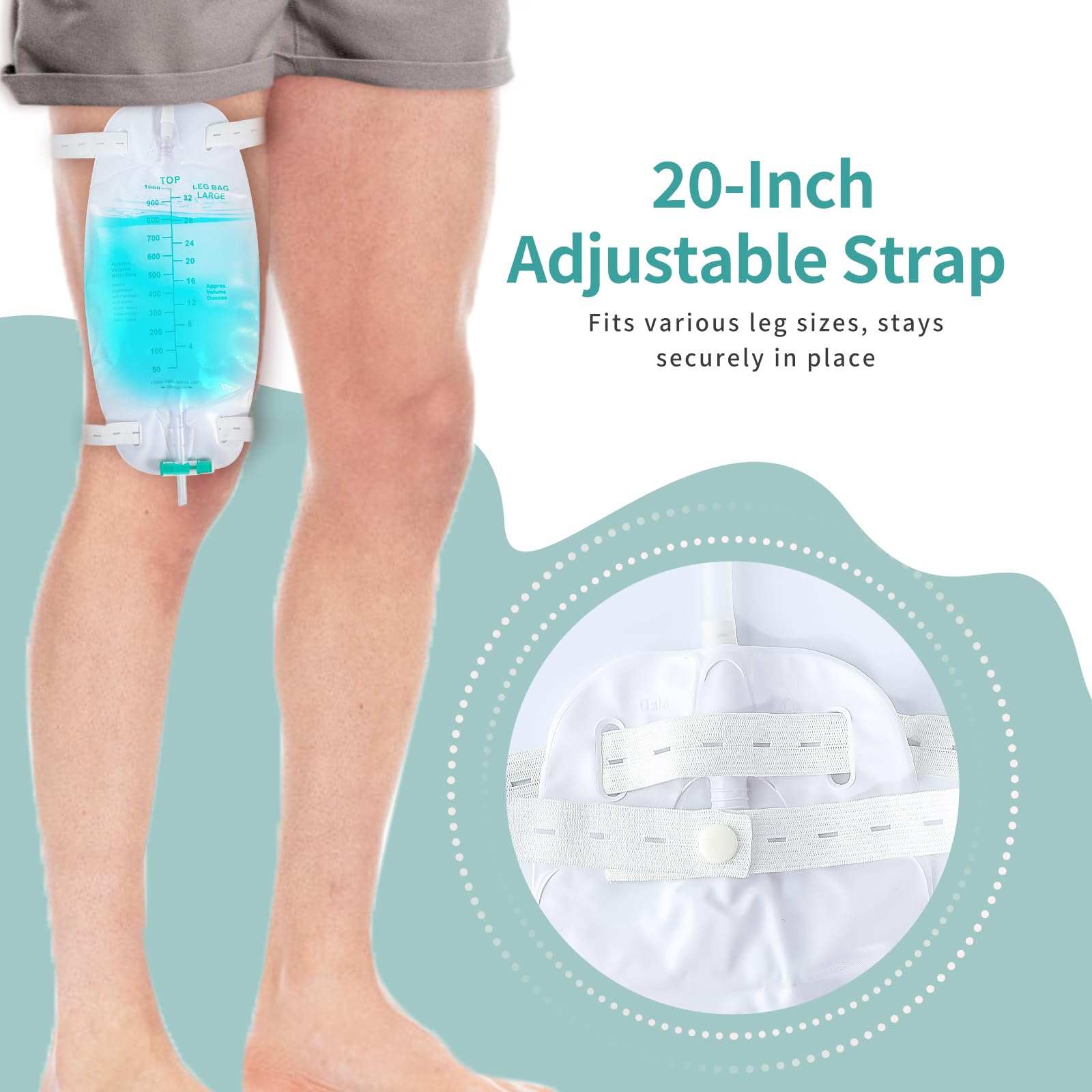 JORVONR adjustable shoulder straps customize fit for comfort.