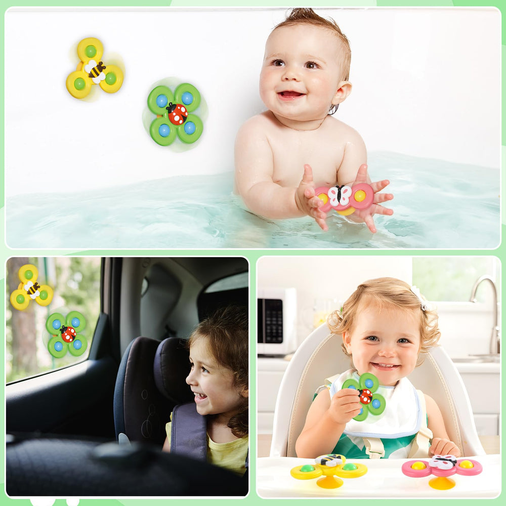 Joryuek baby gym colorful activity mat provides soft, engaging tummy time.