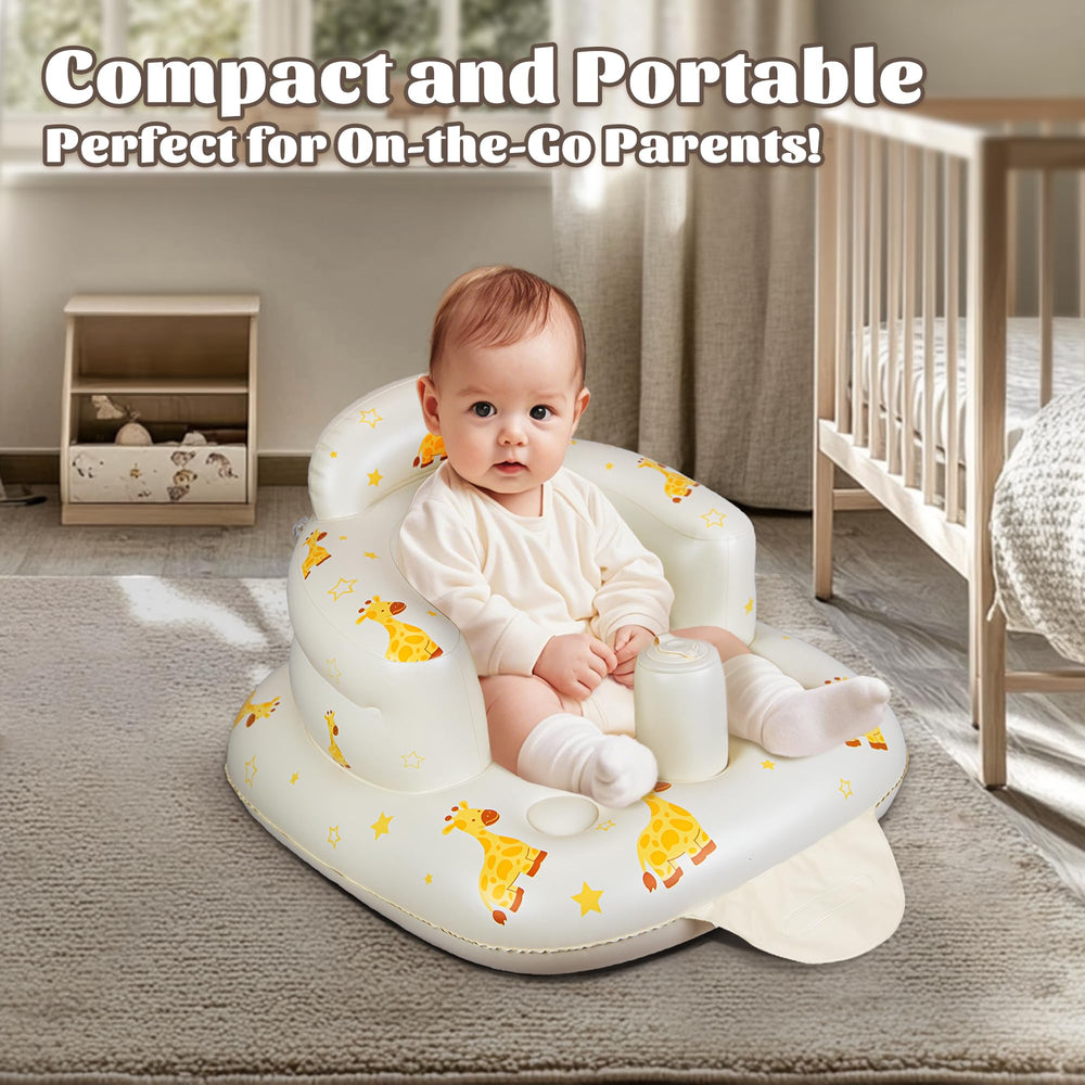 JOSEN gift ready inflatable baby seat in bright packaging