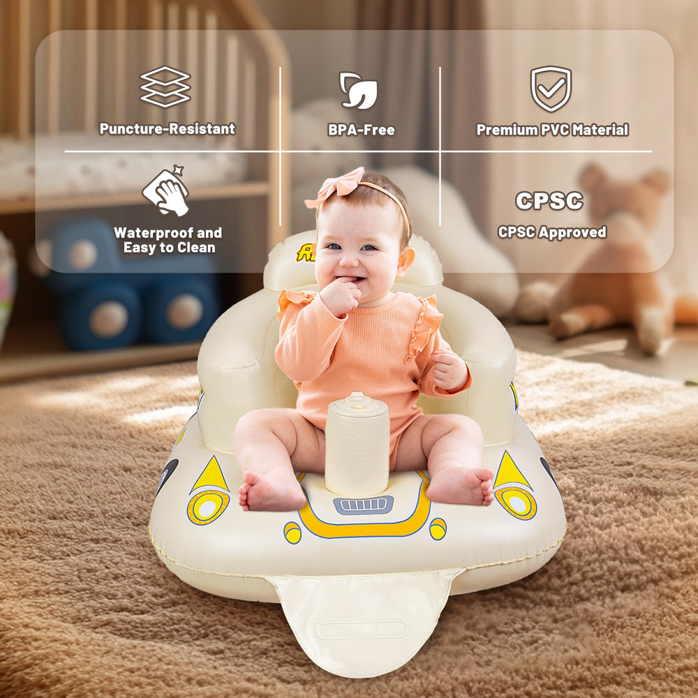 JOSEN inflatable seat with built-in pump for quick inflation