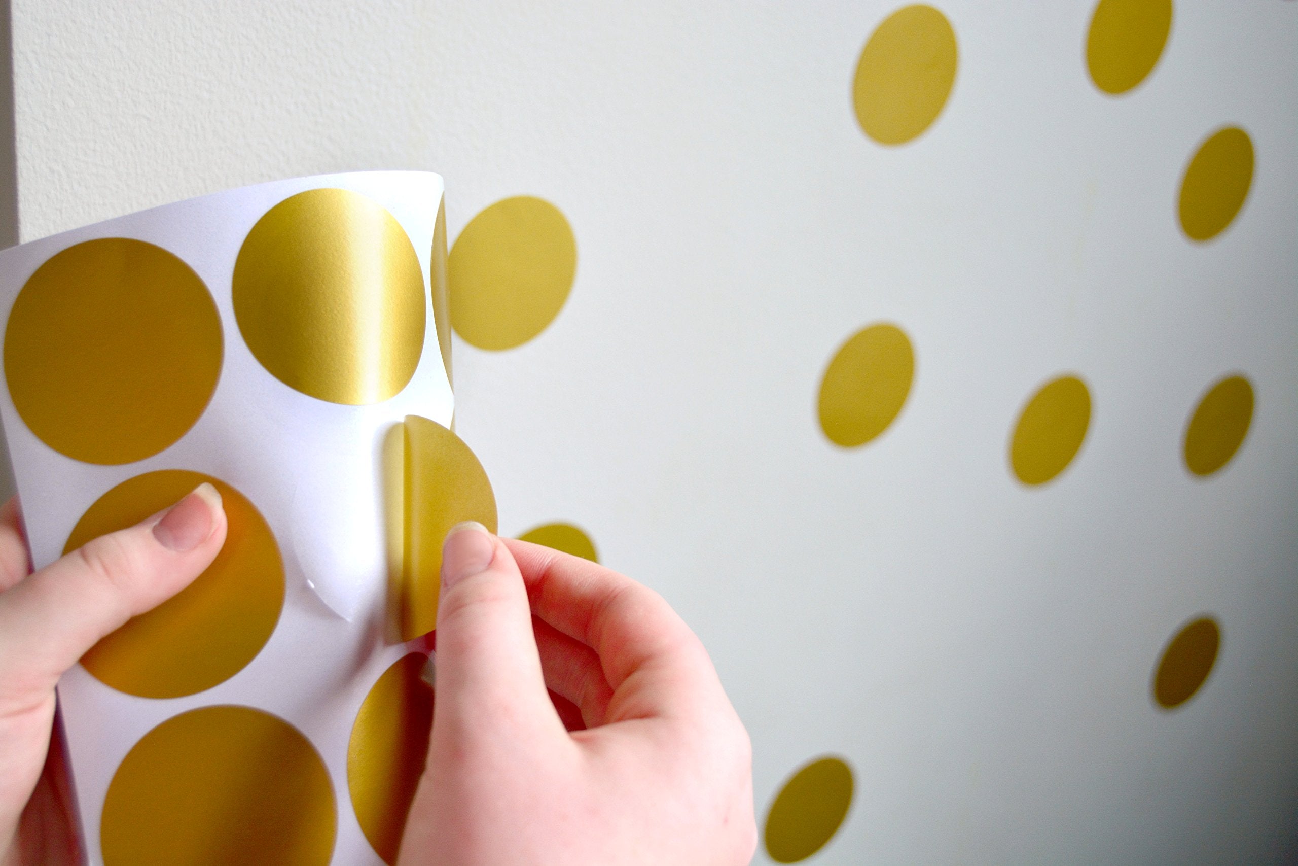 Josephine on Caffeine Posh Dots removable decals suit renters' updates.