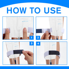 Josojoou non-slip catheter strap helps prevent sliding during movement.
