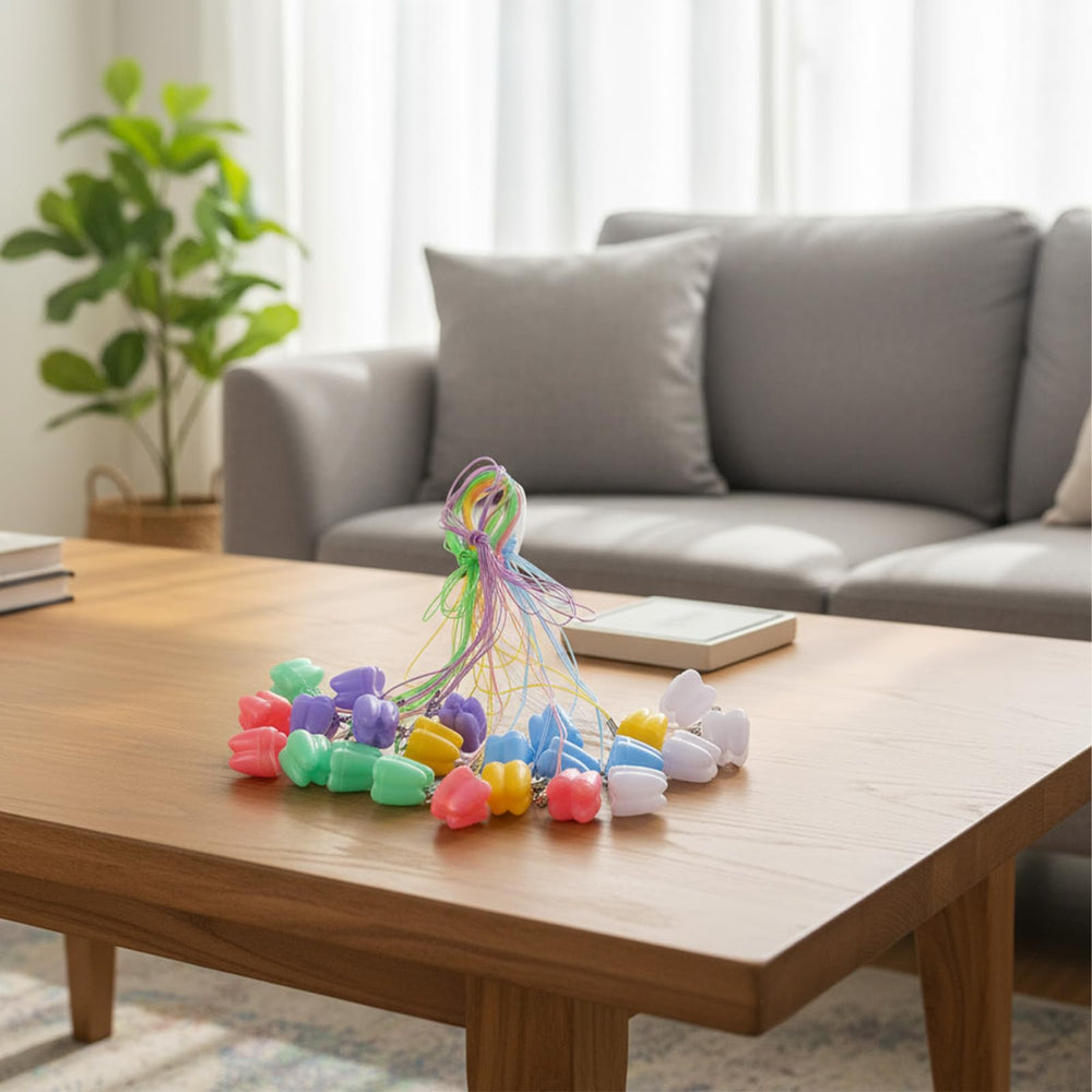 Josojoou tooth saver necklace colors variety showcases playful gift and collection options.