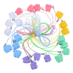 Josojoou tooth saver necklace set in blue for easy tooth collection and gift-ready keepsakes.
