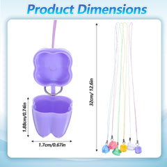 Josojoou tooth saver necklace set in green for kid-friendly memory keeping.