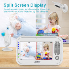 JouSecu two way audio intercom lets you soothe your baby remotely