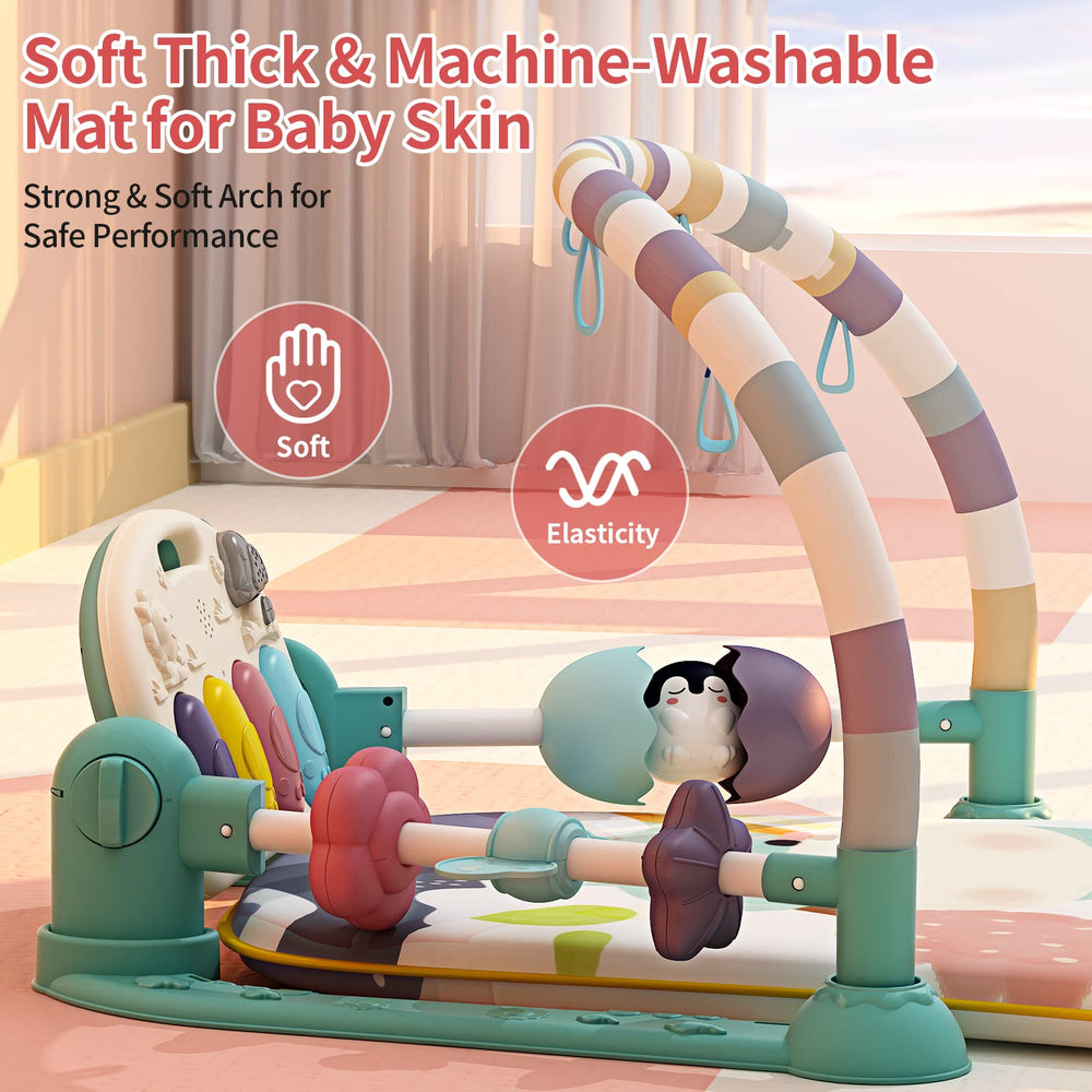 Jovow Baby Gym detachable toys rattles, encouraging grasp and exploration