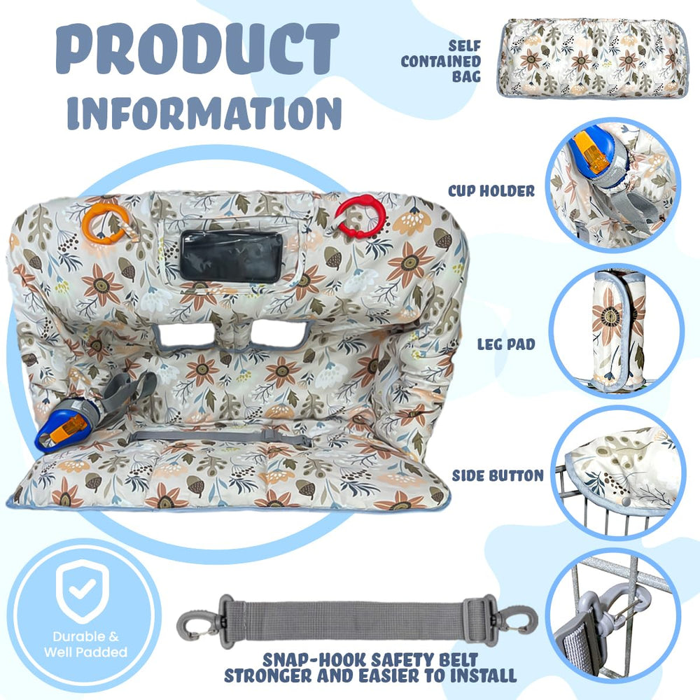 JOWEY extra-large cart cover in ivory fits most carts for full coverage
