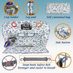 JOWEY extra-large cart cover fits carts of all sizes.