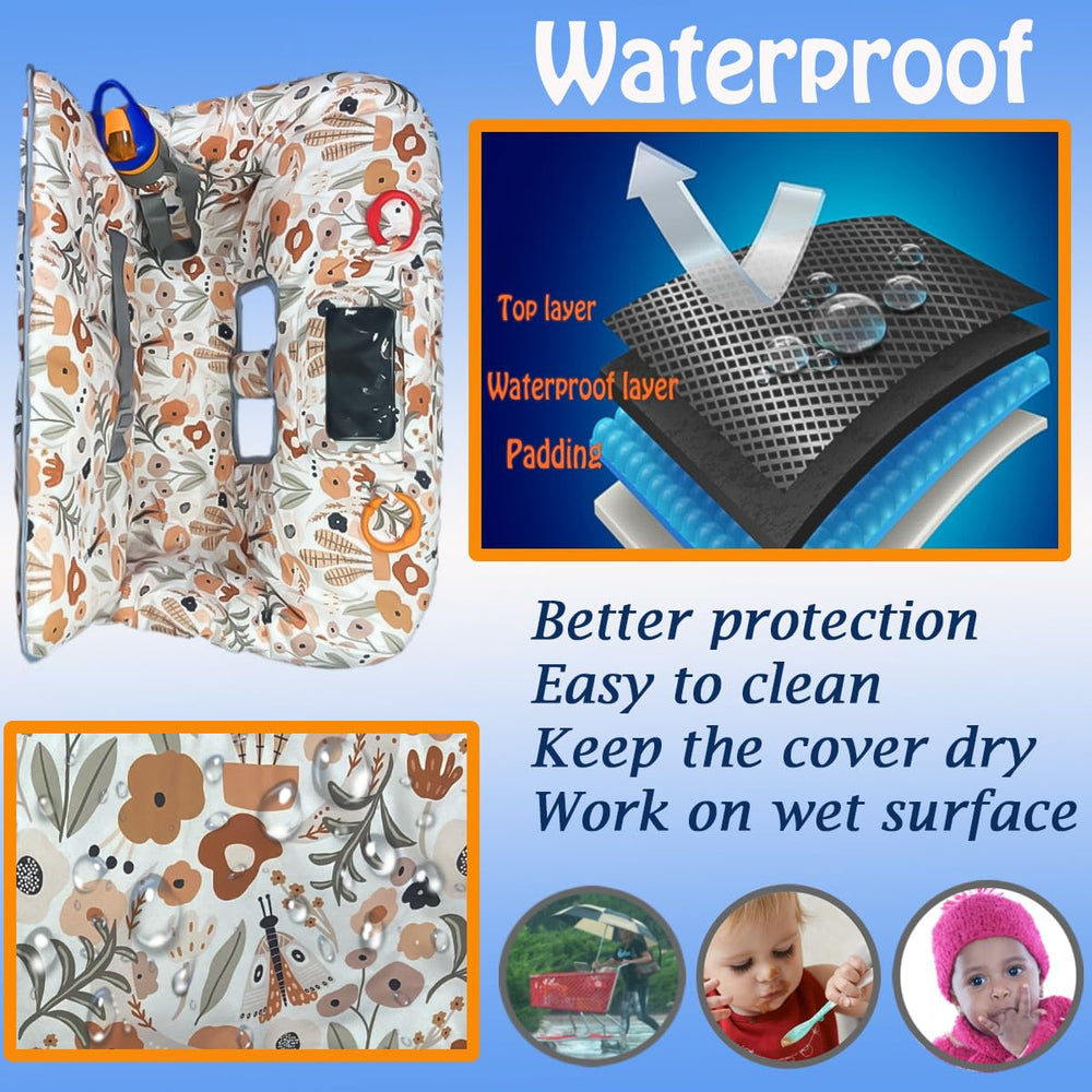 JOWEY padded design adds comfort during family shopping trips.