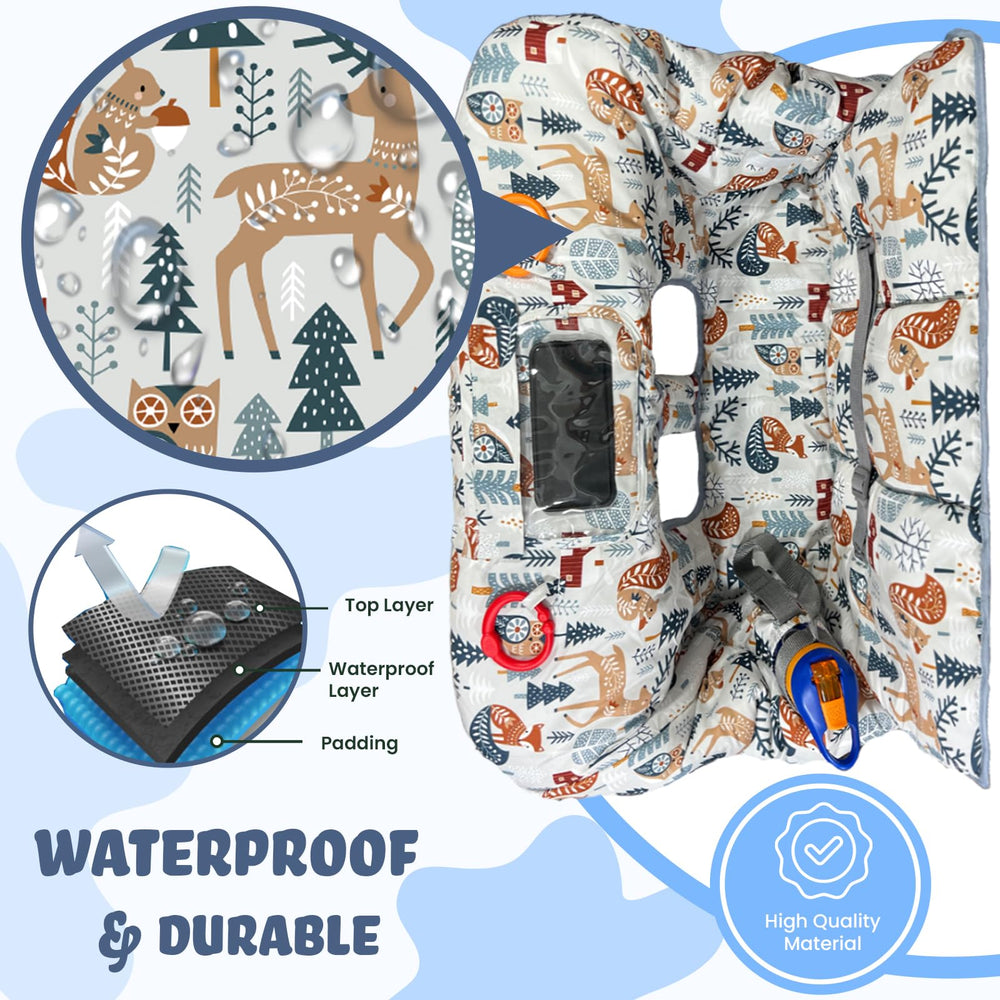 JOWEY ultra-soft padding adds comfort for baby during use