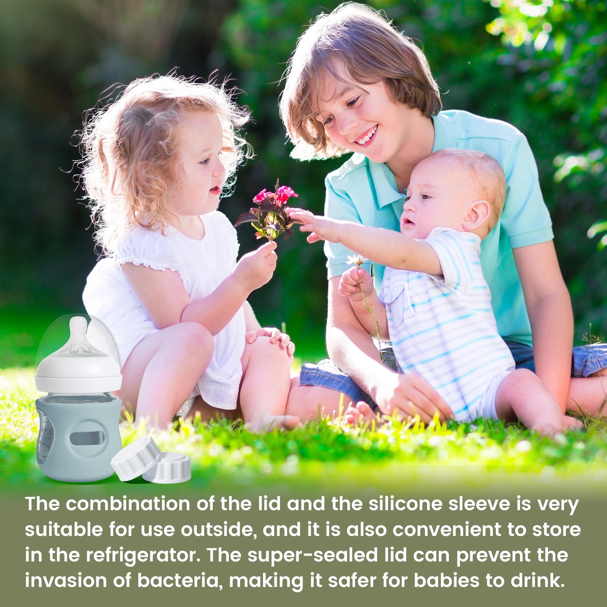 Joxodak baby-friendly sleeve improves grip for self-feeding.