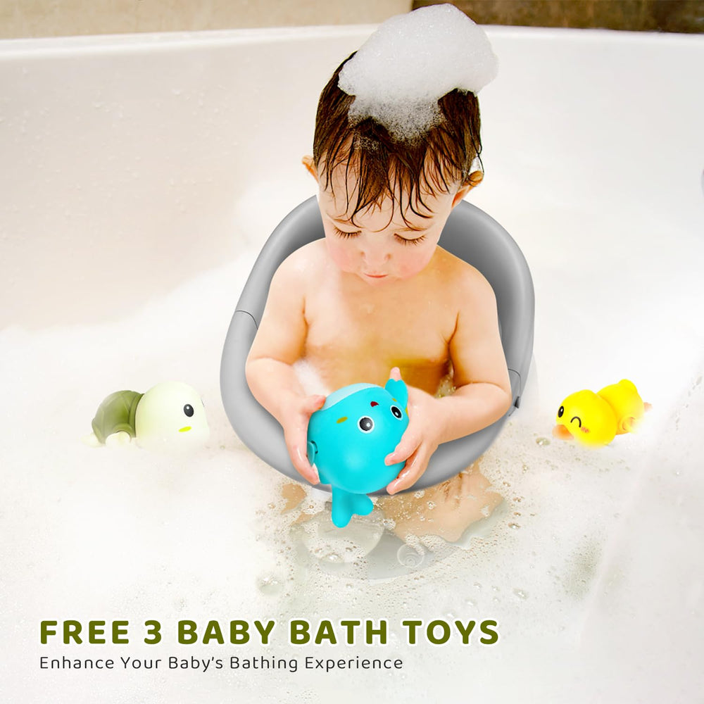 JOY ANAN bath seat with 360 Surround protection around the baby