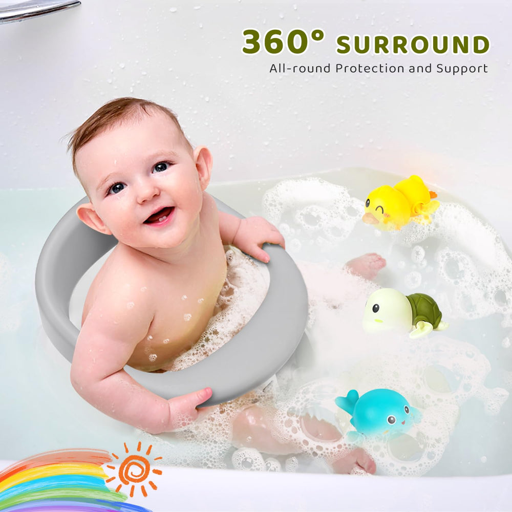 JOY ANAN bath seat designed for ages six plus months in tub