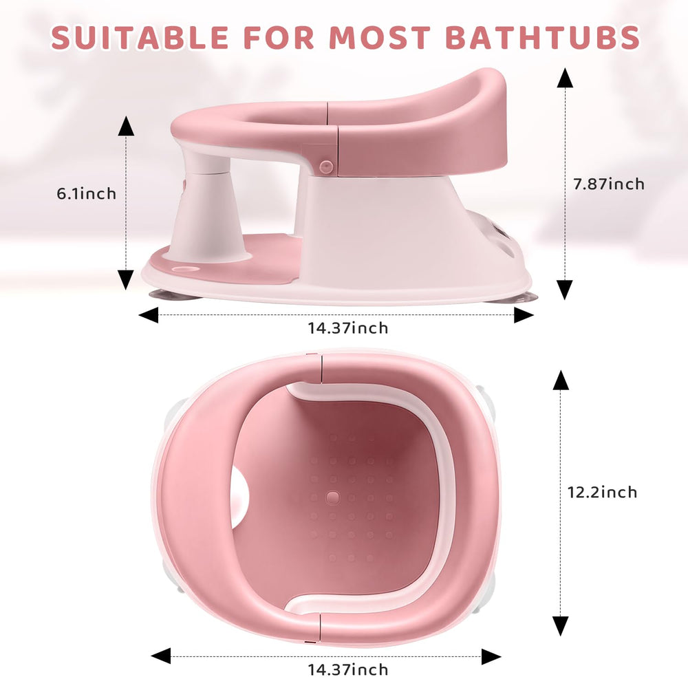 JOY ANAN bath seat supports babies who can sit up.