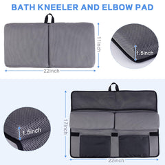 Joy Anan elbow rest pad with eight suction cups for tub security.