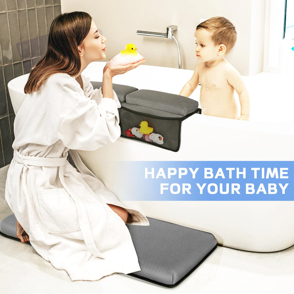 Joy Anan non-slip base helps pads stay in place during baths.