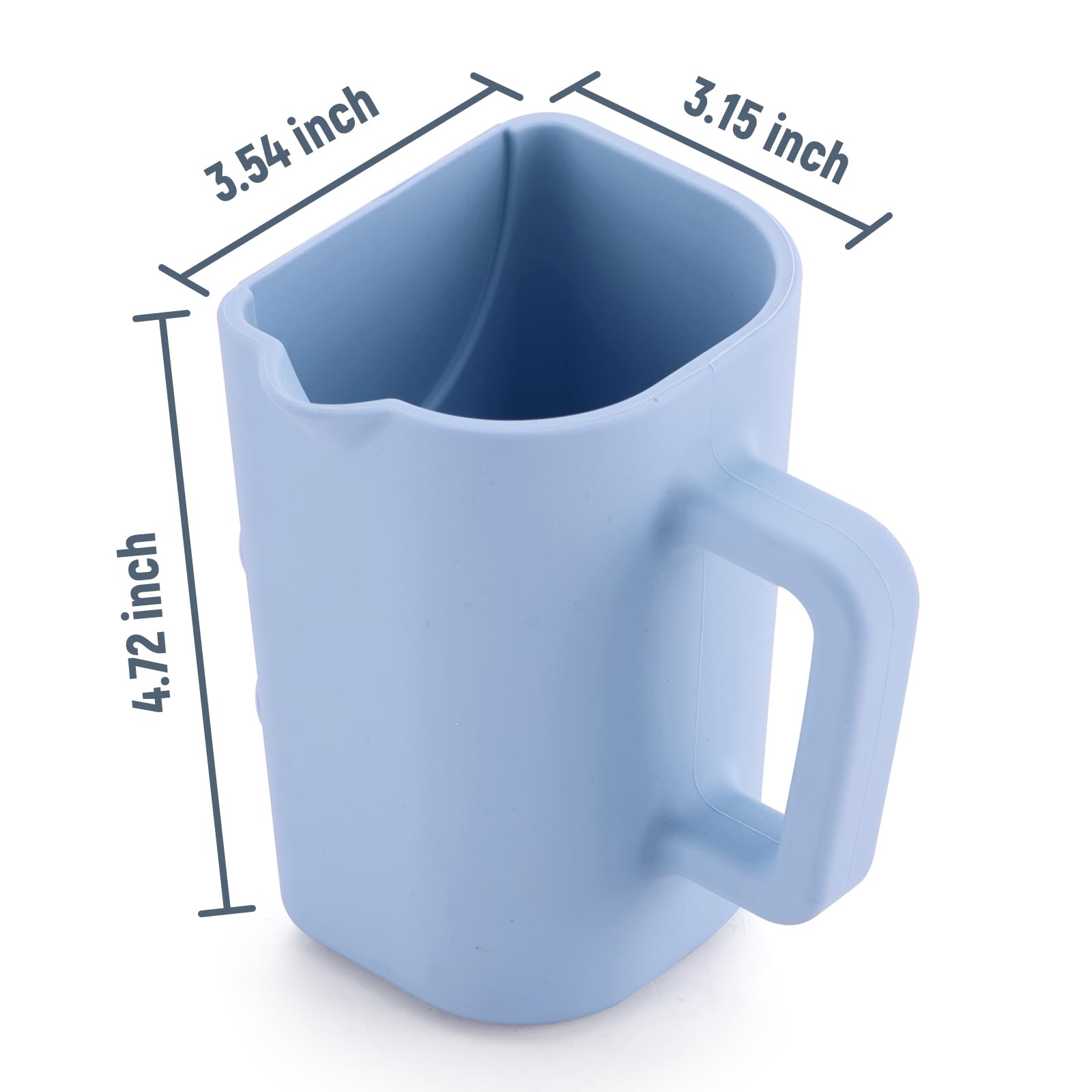 JOY ANAN rinse cup compact size makes bath time handling easy.