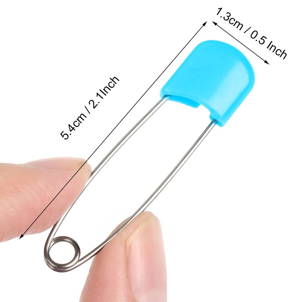 Joyberg diaper pins stainless steel body ensures durability for daily use.