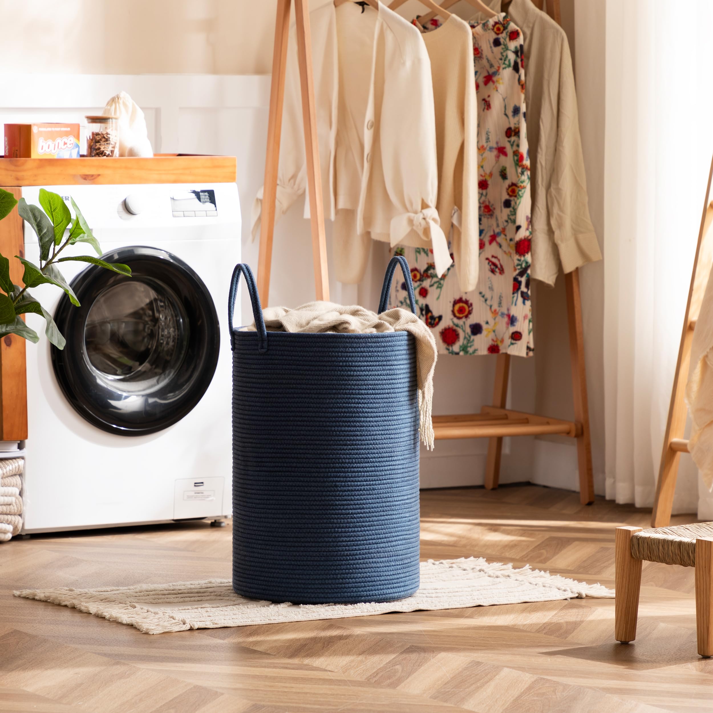 Joybest laundry basket 72L material safe emphasizes chemical-free construction