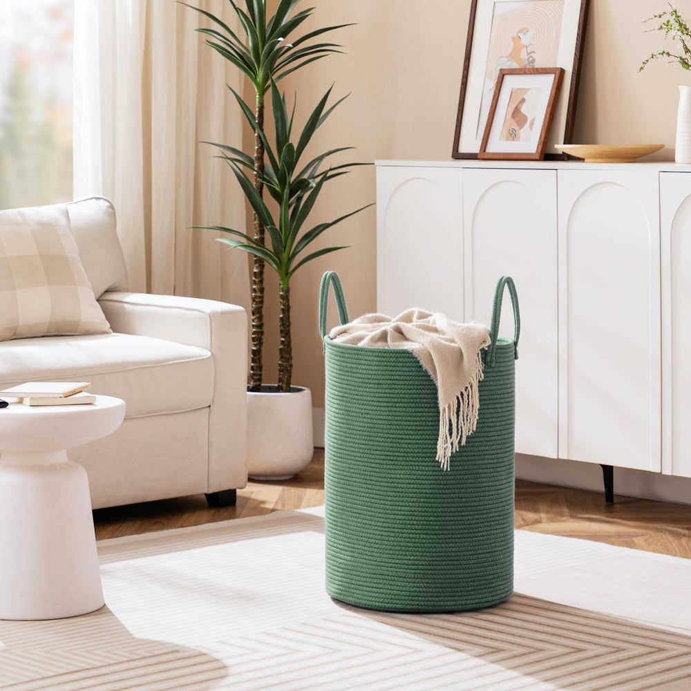Joybest laundry hamper durable-handles enable easy, comfortable transport