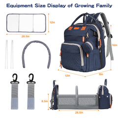 JOYCE backpack offers removable changing table to free space when not needed