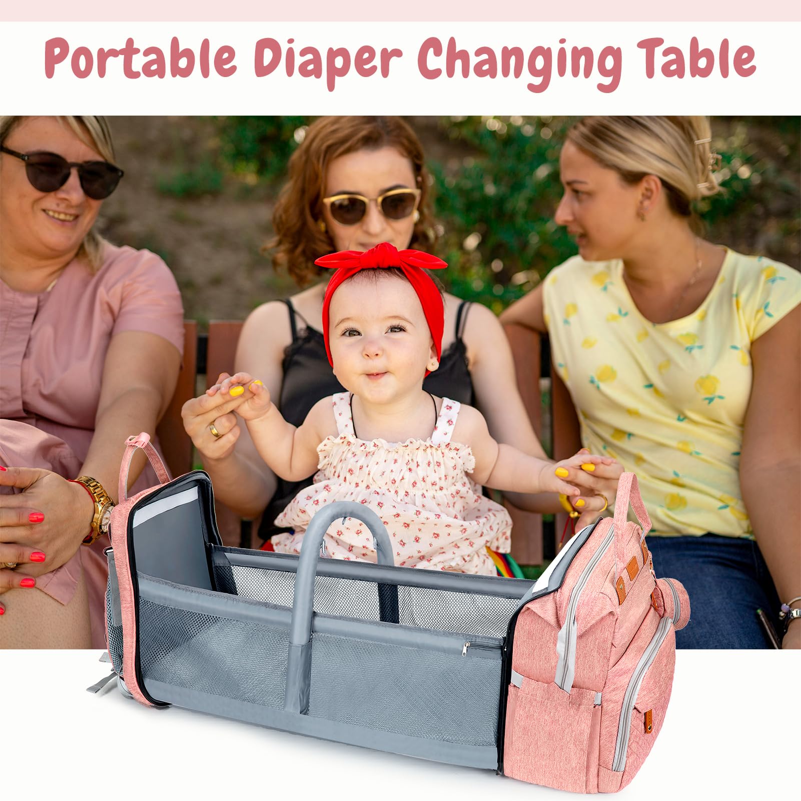 JOYCE diaper bag makes a thoughtful newborn gift for new parents.