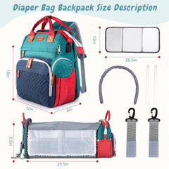 JOYCE diaper bag waterproof compartment for separating wet or stained clothing.