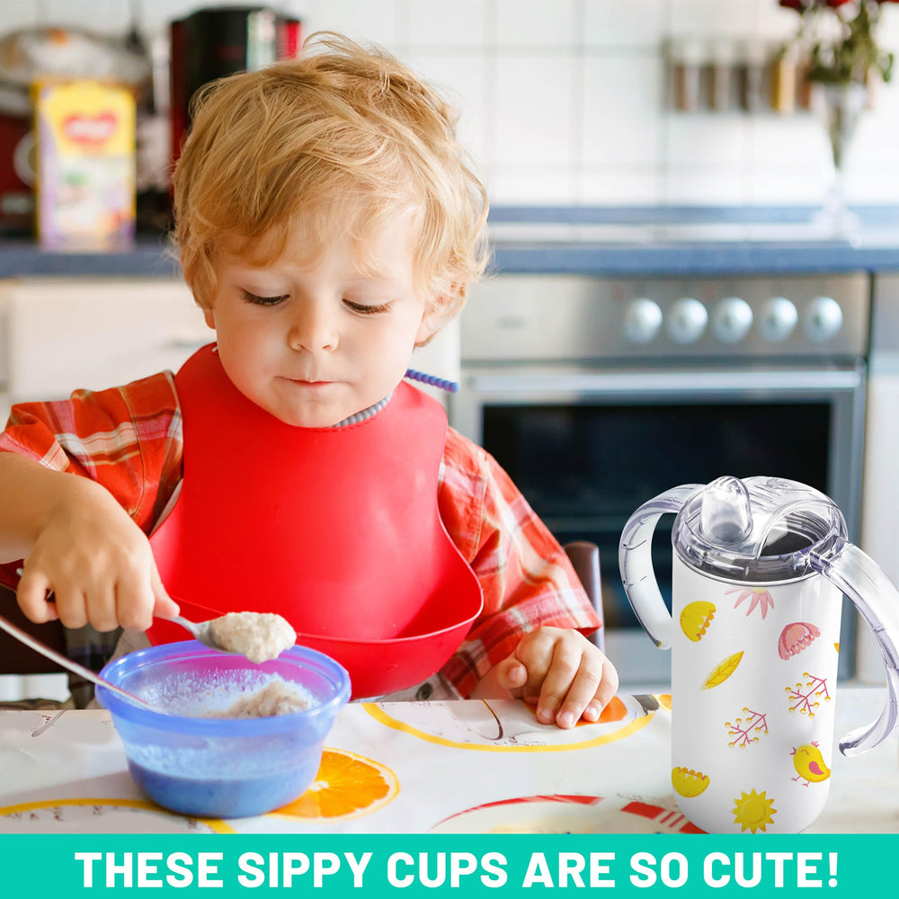 Joyclub 12oz kids sublimation tumbler with premium stainless coating maintains temperature.