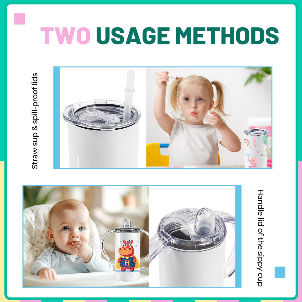 Joyclub sippy cups with straw lid and handle support comfortable gripping for toddlers.