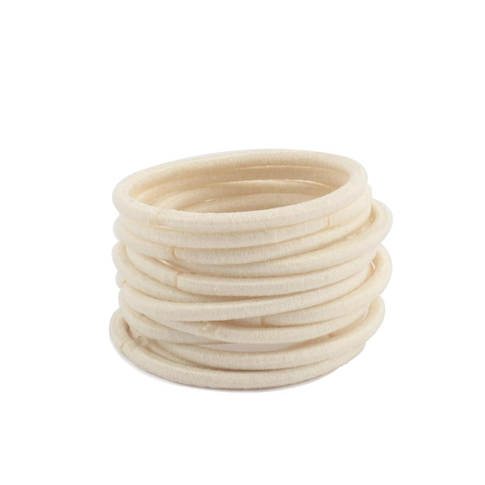 Joyeah color-matching hair ties blend with kid’s hair for cohesive looks.
