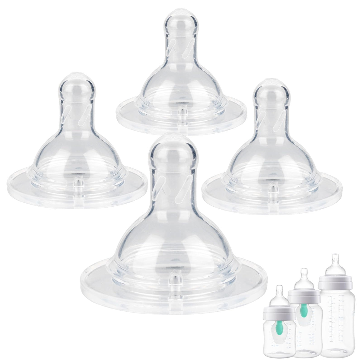 Joyfeed nipple for Philips Avent anti-colic with fast-flow design promotes smooth feeding