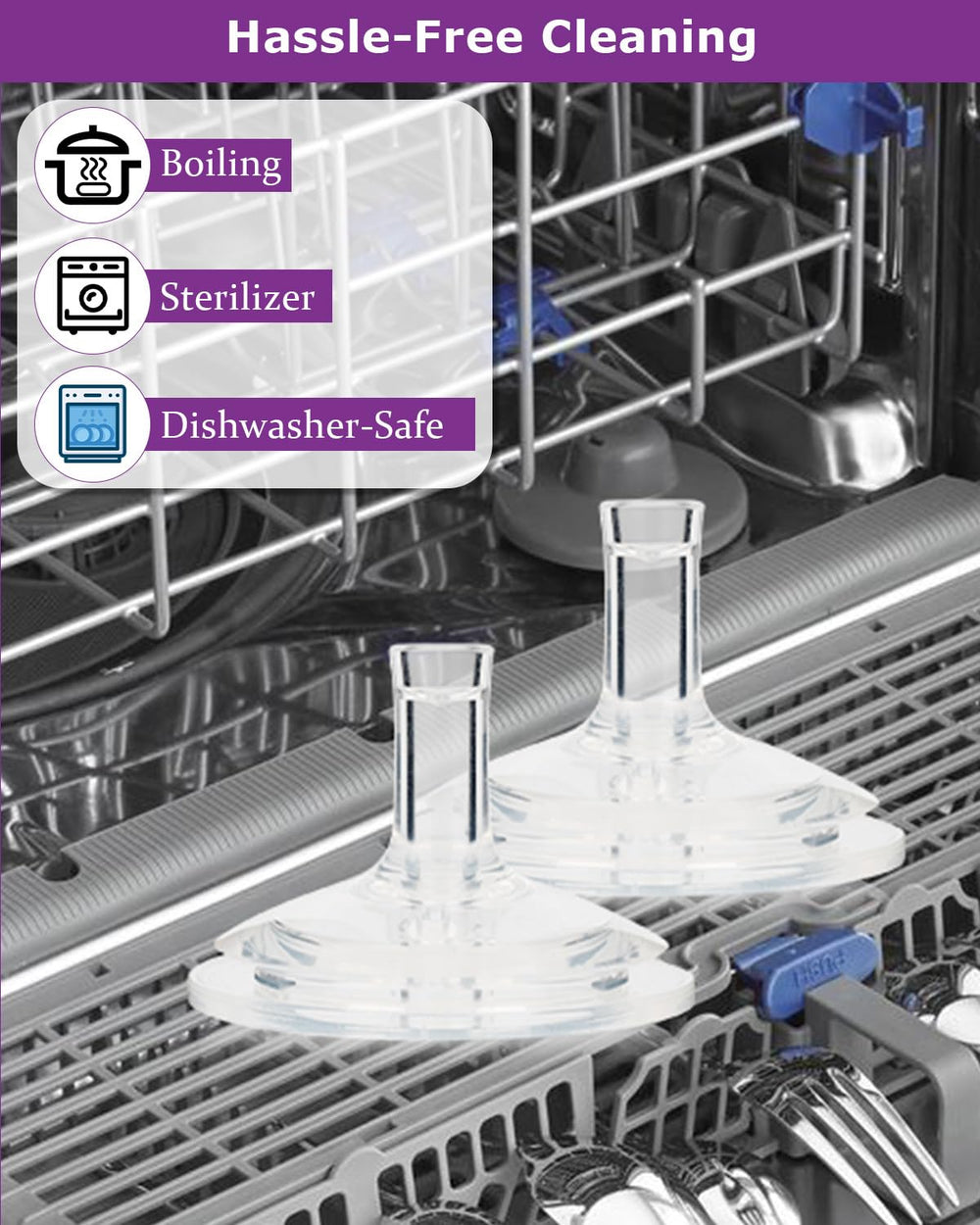 Dishwasher-safe for easy cleaning and long-term convenience.