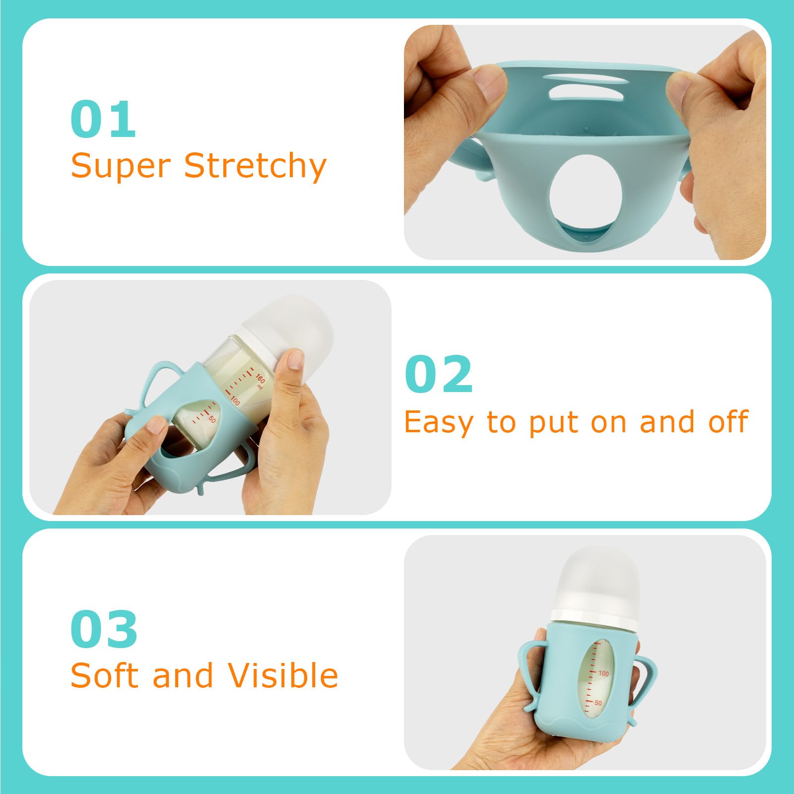 Joyfeed dishwasher-safe sleeve stays clean between uses