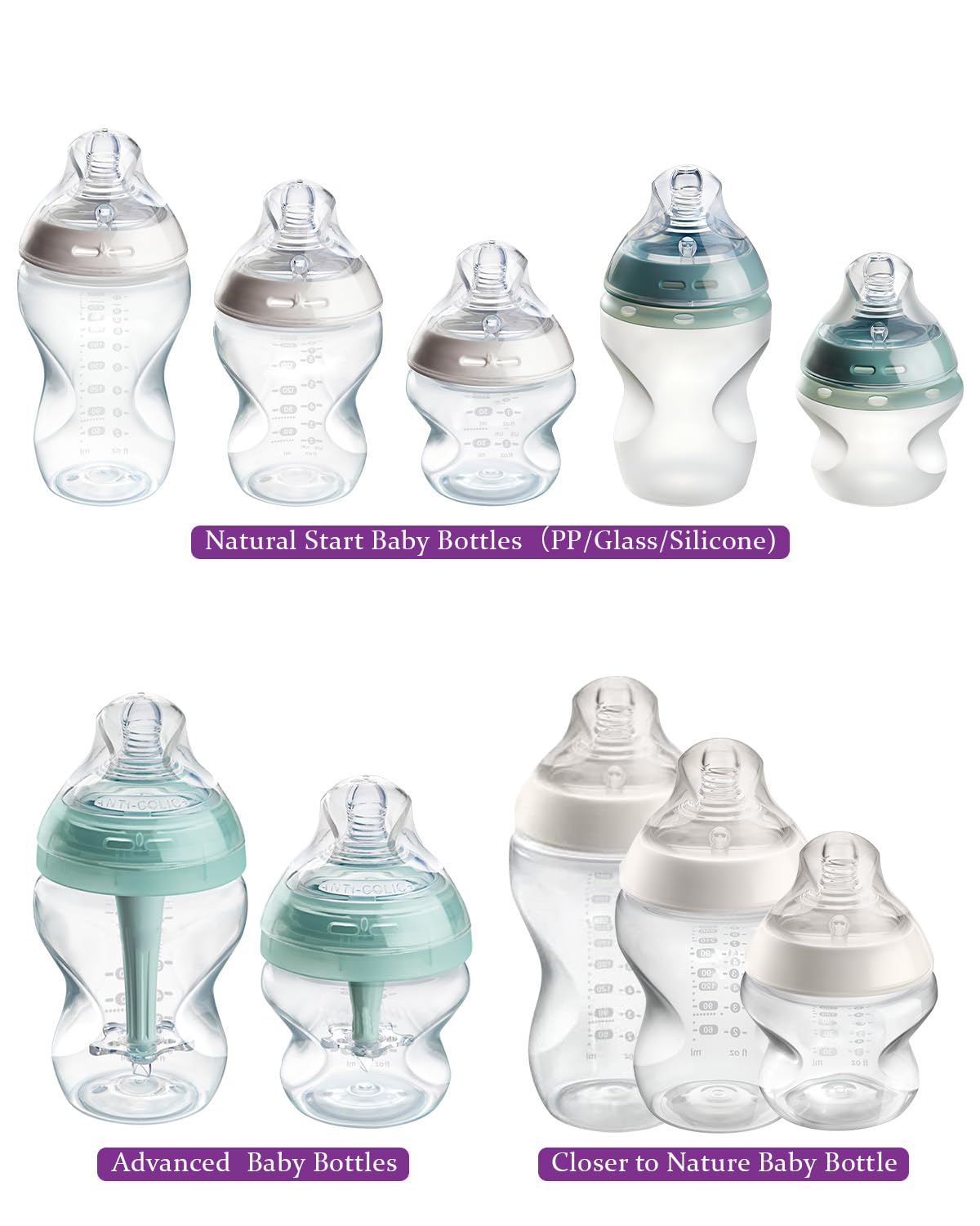 Joyfeed easy-to-clean nipple disassembly for busy parents