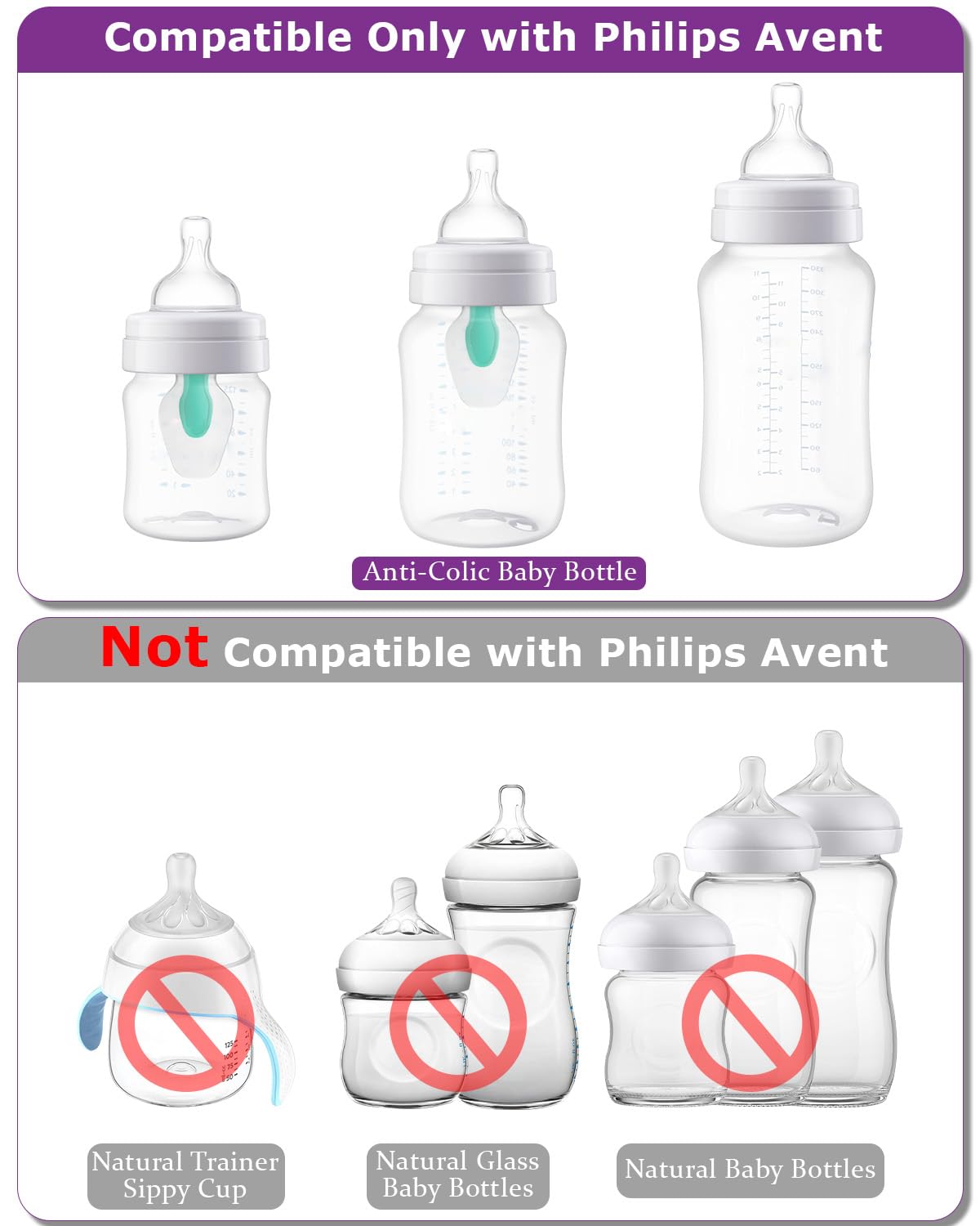 Joyfeed flow-control nipple illustrates consistent flow across sizes