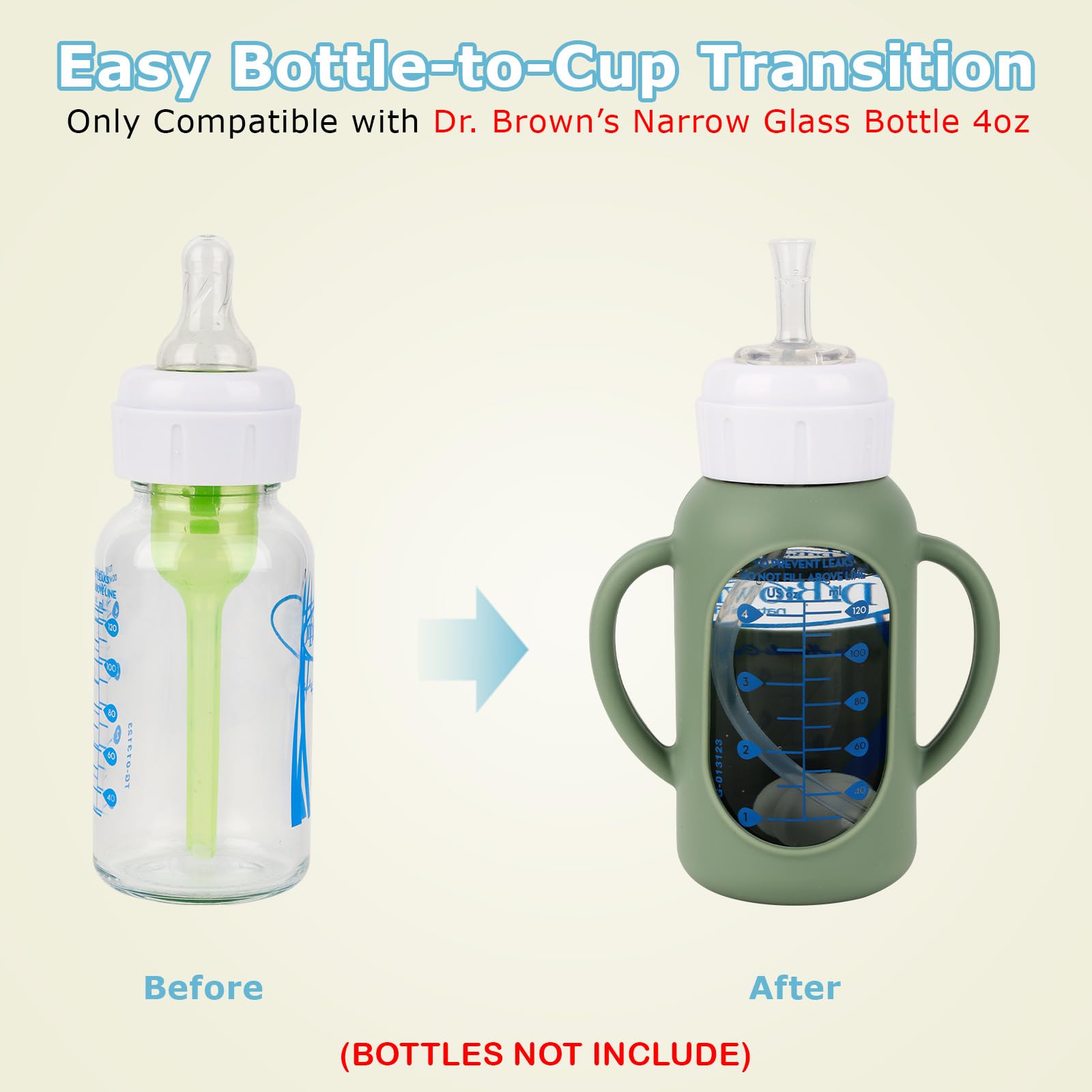 Joyfeed ergonomic handle with silicone sleeve enhances grip and anti-breakage protection.