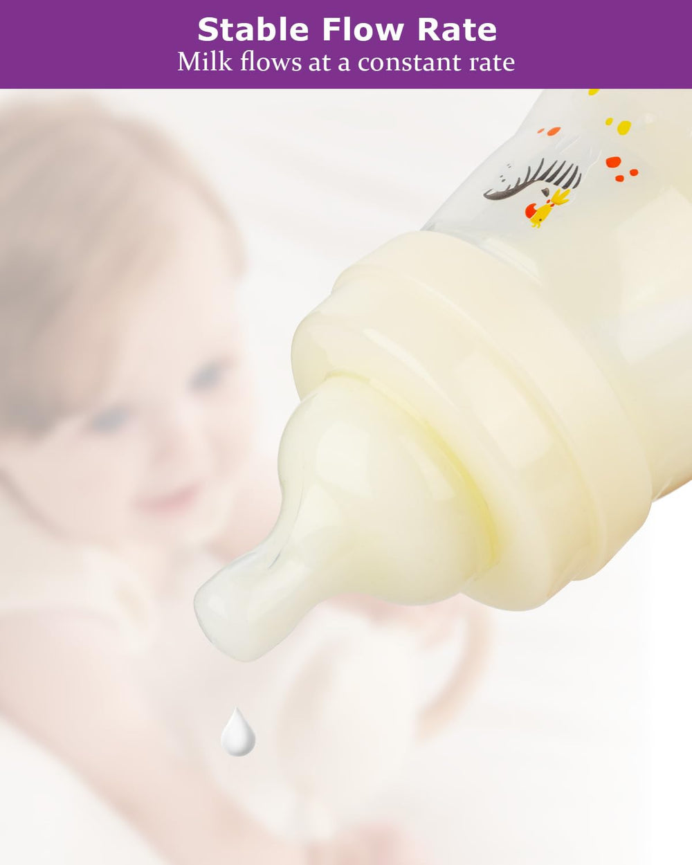 Joyfeed nipple with breast-like design for natural latch