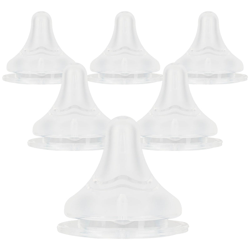 Joyfeed silicone nipple for Lansinoh bottles, size L, fast flow for smooth feeds.