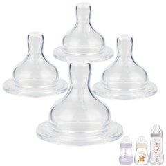 Joyfeed silicone nipple size 3 slow flow for gradual feeding pace